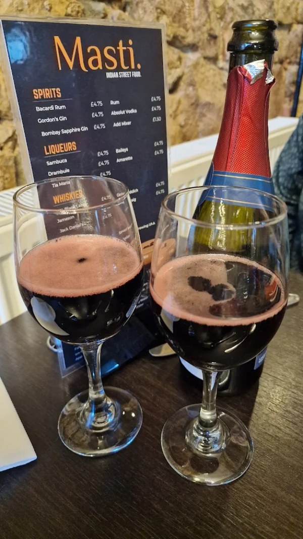  Masti restaurant Edinburgh  wine