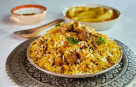 Masti Restaurant Morningside Edinburgh Traditional Lamb Biryani 